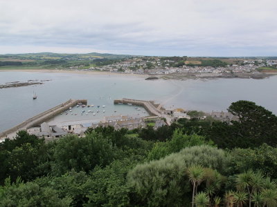 Looking back from St Michael's Mount