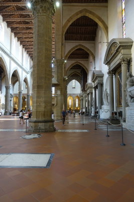 Florence: Santa Croce. Very quiet and moving