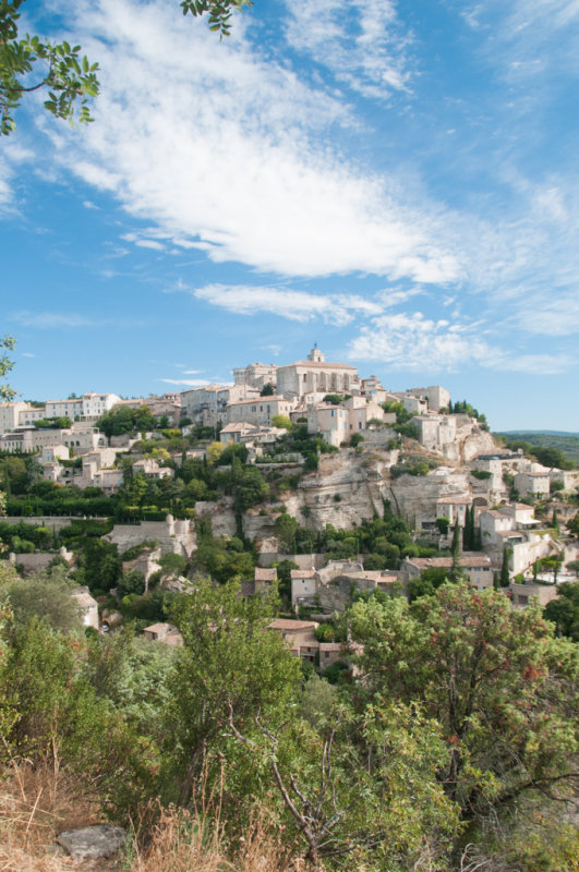 Gordes, vue  partir de la Route de Cavaillon