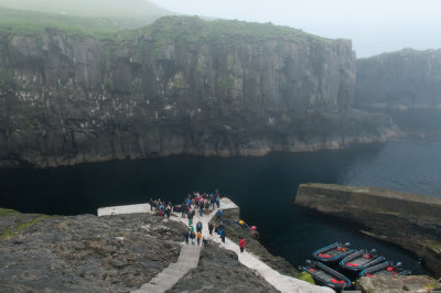 Arrive  Mykines / Landing at Mykines