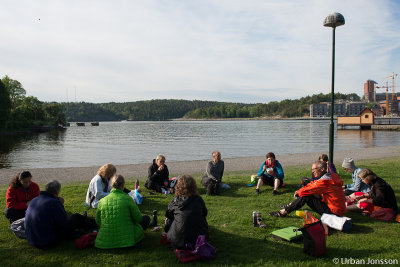 Kostcirkel i grngrset, en riktigt trevlig frukost plats.