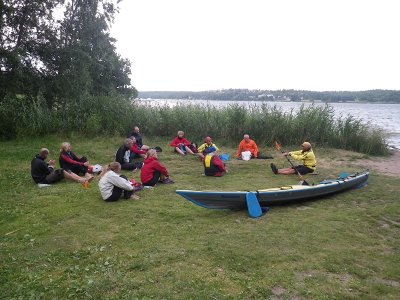 Torrpaddling med Anders