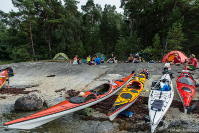 Framme vid vår natthamn