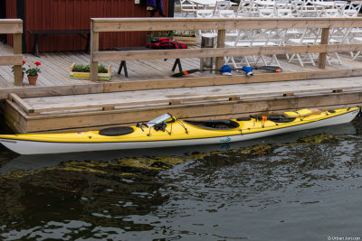 Bosse körde båtförtöjning.