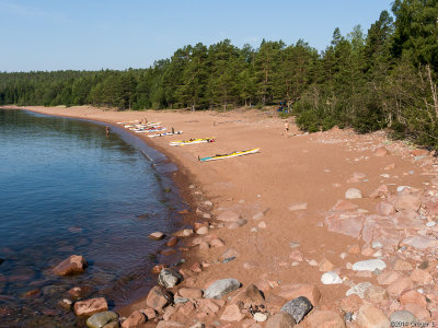 Mjältöns rejäla sandstrand