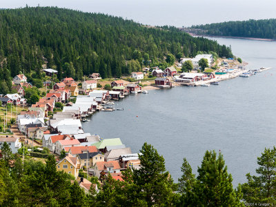 Utsikten över Ulvöhamn