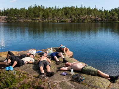 Skön vila vid Tärnättvattnen