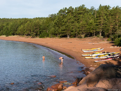 Lång sandstrand