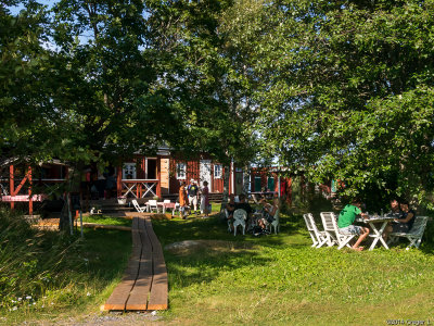 Mysigt café vid fyren