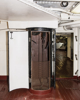 USS Olympia Ash Hoist