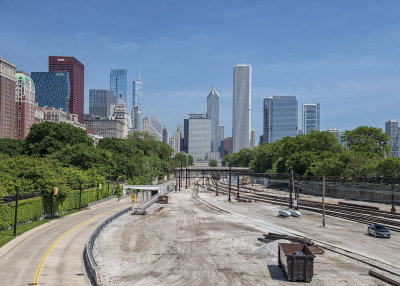 Skyline Looking North from 11th St Ped Bridge