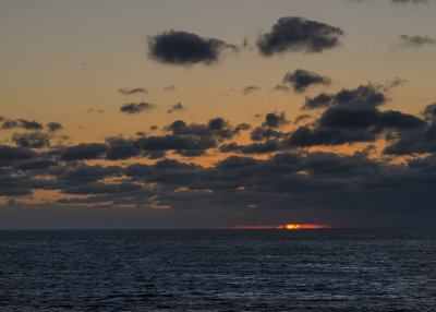 Sunset At Sea