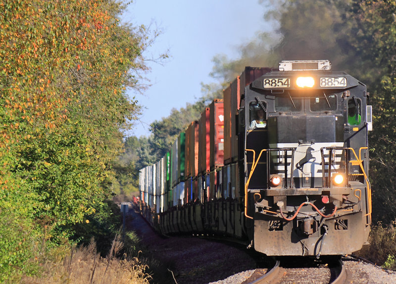 Eastbound stacks at West Talmage