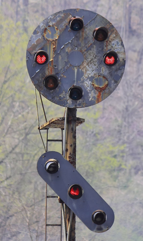 The N&W CPL that protected the junction with the Big Prater Creek branch at Vansant, Va 