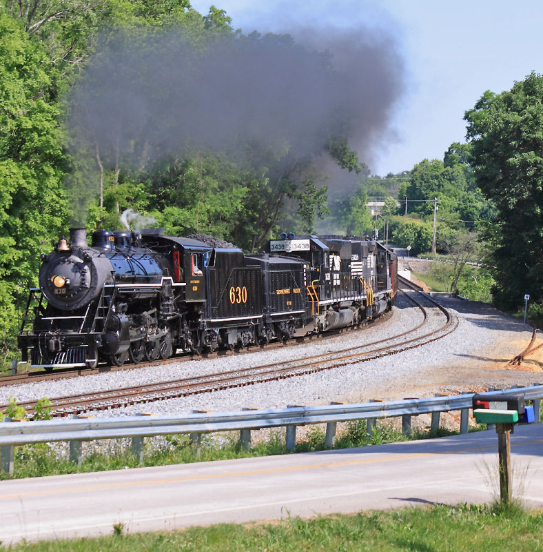 630 uses the new #2 track through Elihu.  
