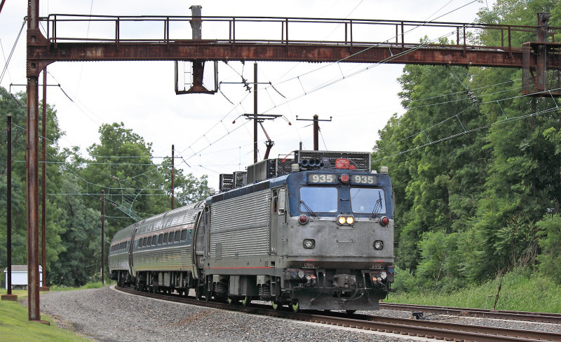 Eastbound Amtrak Keystone Service train at Gap, Pa
