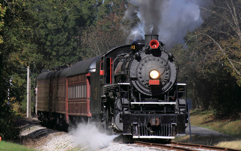 4501 charges up the mountain at Rock Spring, Ga