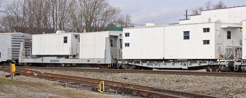NS Camp Cars on train 944 at Lawrenceburg 