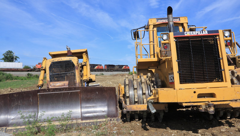 NS 282 with a Trio of CN motors hustles North at Richwood 