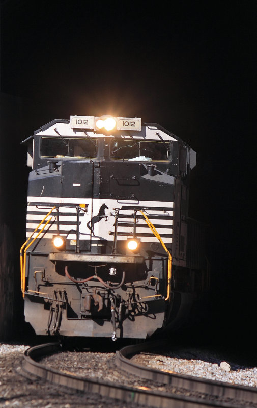 23G emerges from the darkness of tunnel 24 at Nemo 