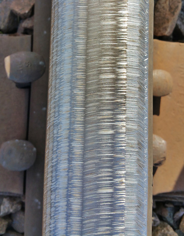 Freshly ground rail at Southfork 