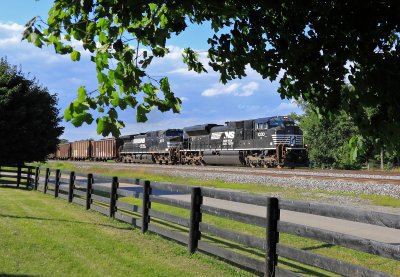 NS 1030 The Birthday Ace leads Eastbound 792 at Waddy Kentucky