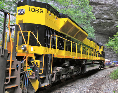 Virginian 1069 on display at Natural Tunnel