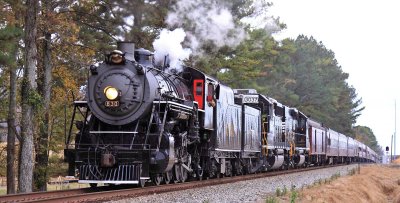 Northbound on the AGS at Keener, 77 miles South of Chattanooga