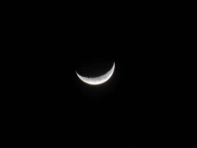 New Years Crescent Moon 