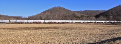 NS 048, The Northbound RB&BB Red Unit Circus train, near Southfork KY on the CNO&TP