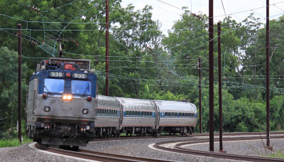 Eastbound Amtrak Keystone Service train at Gap, Pa