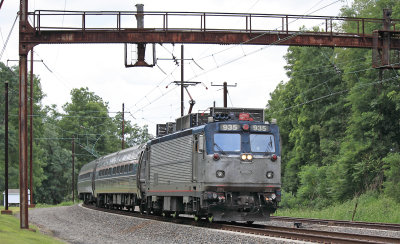 Eastbound Amtrak Keystone Service train at Gap, Pa