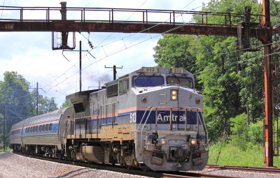 The Eastbound Pennsylvanian at Gap, Pa
