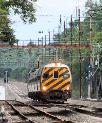 Eastbound Amtrak Keystone Service train at Leaman Place, PA