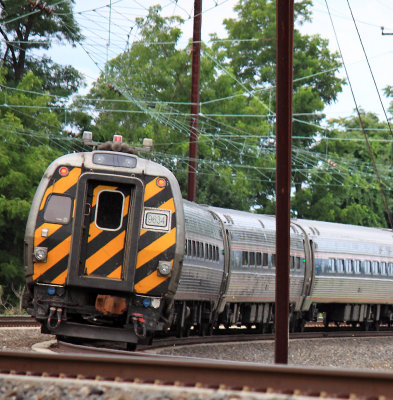 Westbound Amtrak Keystone Service train at Gap, PA