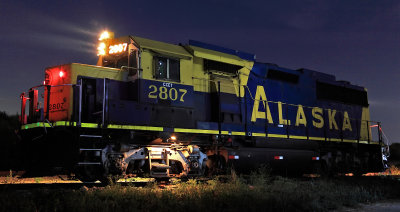 Cincinnati East Terminal RR (CCET) GP49 #2807 (former Alaska 2807) at Anchor Yard