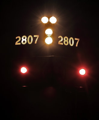 Former Alaskan RR (now CCET) GP49 #2807 shows off the unique light package not often seen in the lower 48