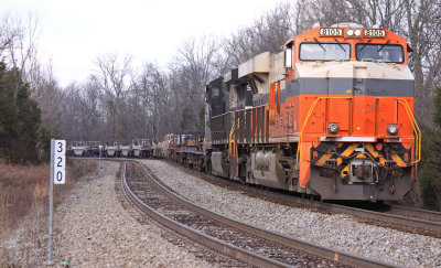 NS 61R, 320 miles West of St. Louis in the Louisville District 