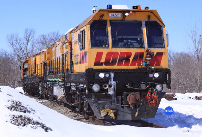 Loram RGS 2 tied up in the house track at Waddy 