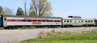 Private cars on the CSX Derby train 