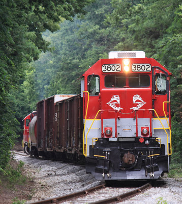 THE RJC Versailles local makes its way back East to Lexington, after working in Versailles Sunday. 