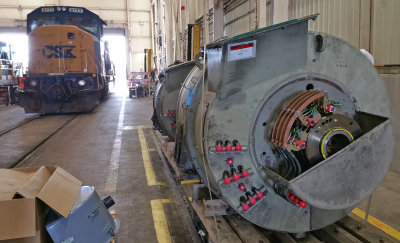 A SD60M and new main generators  