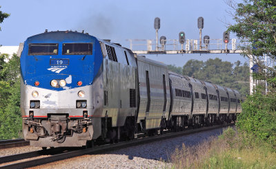 Amtrak 73 at Thomasville North Carolina 