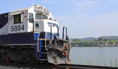 On the C&O mainline along the Ohio River at Maysville