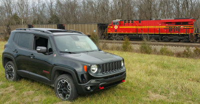 A new Jeep and the 8114 at Waddy 