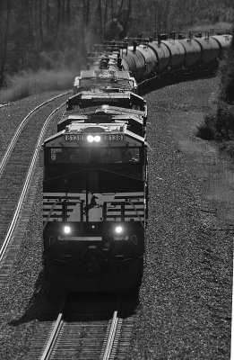 168 uses the new Double track, Northbound through Elihu 