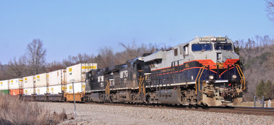 CofG 8101 leads NS 215 South at Tateville 