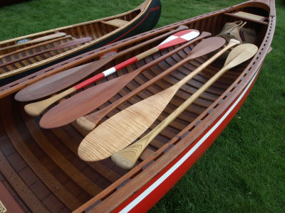 Canoe Paddles on Display