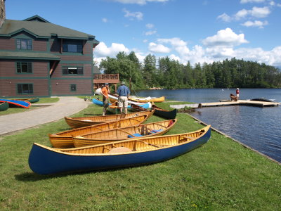 Canoes Ready for Paddling