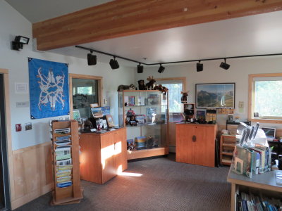 Inside Visitor's Center